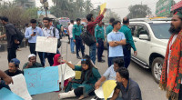 Students-public block road at Asad Gate, protest rape incidents