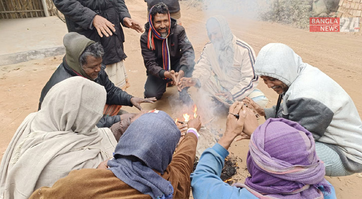 রাজশাহীতে বেড়েছে শীত, কাঁপছে মানুষ