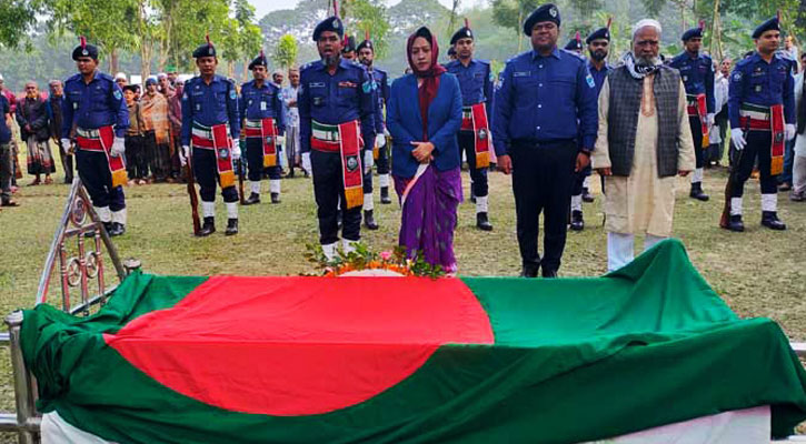 পাকুন্দিয়ায় বীর মুক্তিযোদ্ধা আবদুস সালামকে রাষ্ট্রীয় মর্যাদায় দাফন