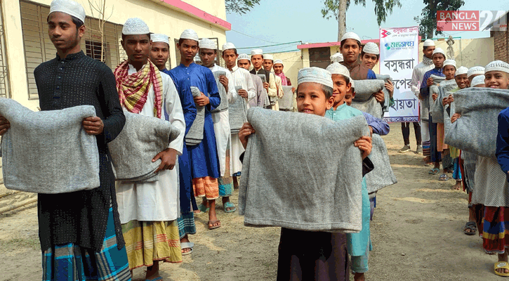 ময়মনসিংহের ৫ উপজেলায় ১০০০ শীতার্তকে বসুন্ধরার কম্বল বিতরণ