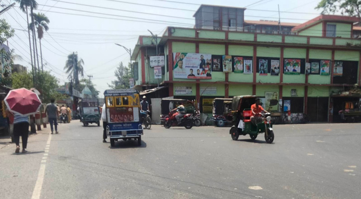 গরমে অতিষ্ঠ মাদারীপুরের জনজীবন, ফাঁকা রাস্তাঘাট