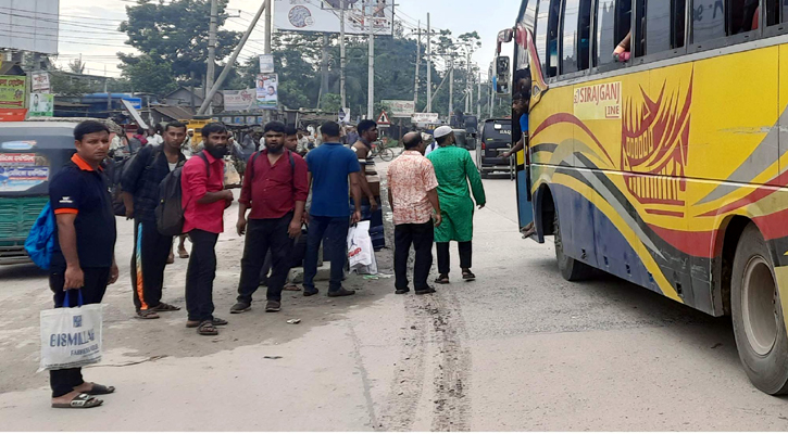 ঢাকা-টাঙ্গাইল বঙ্গবন্ধু সেতু মহাসড়কে চাপ বাড়লেও নেই যানজট 