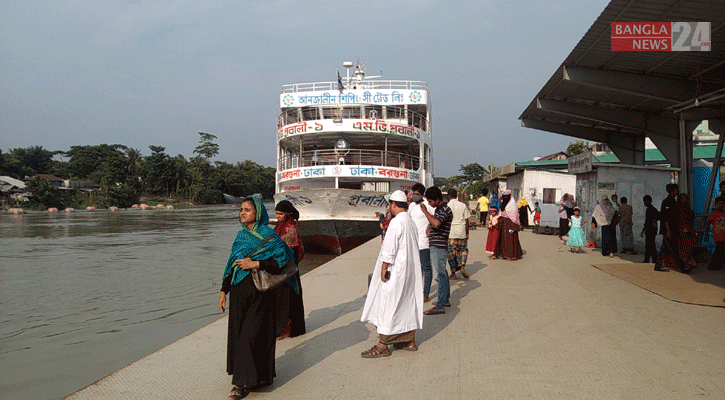 যাত্রী সংকটে বরগুনা-ঢাকা লঞ্চ সার্ভিস বন্ধ ঘোষণা