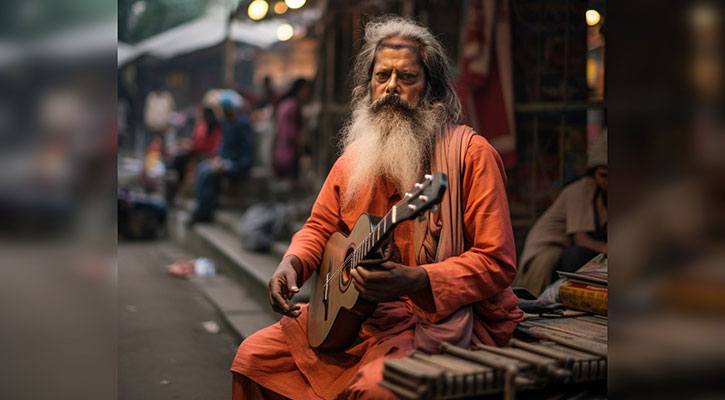 হঠাৎ বাউল বেশে জেমস, ভাইরাল ছবি