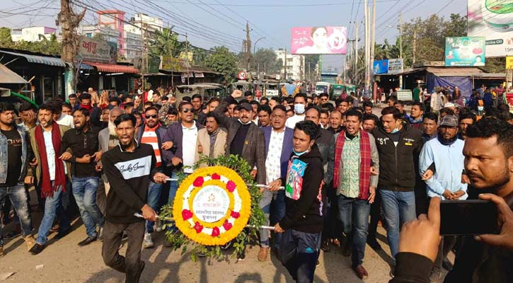 ময়মনসিংহে আত্মগোপনে থাকা বিএনপির নেতারা বিজয় র‌্যালিতে