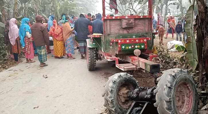 তারাগঞ্জে ট্রলির ধাক্কায় দুই বাইক আরোহী নিহত