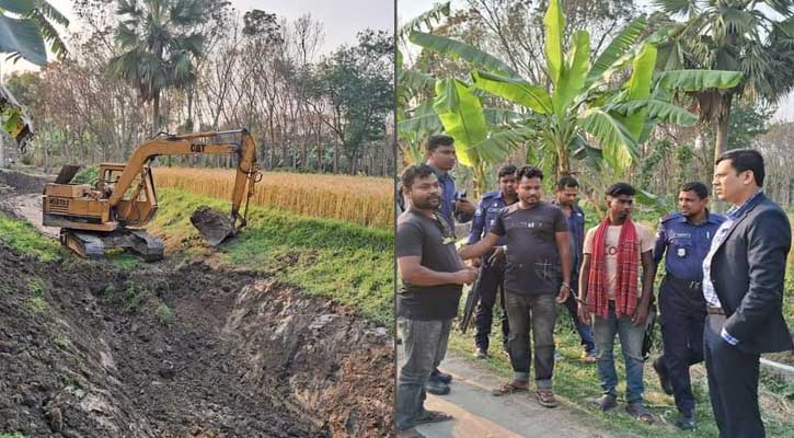 ফসলি জমির মাটি ইটভাটায় বিক্রি করায় জরিমানা অর্ধ লাখ