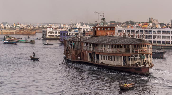 ১০ অঞ্চলের নদীবন্দরে এক নম্বর সংকেত