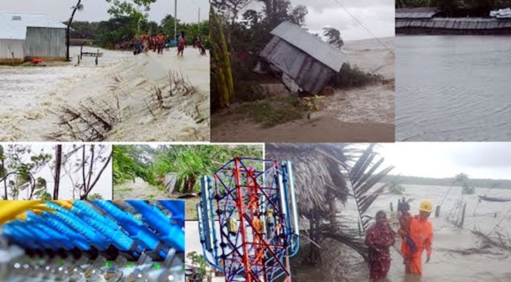 রিমালের তাণ্ডবে ইন্টারনেট-টেলিযোগাযোগ সেবায় মহাবিপর্যয়