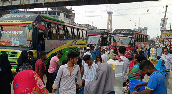 না.গঞ্জে ঢাকা-চট্টগ্রাম ও ঢাকা-সিলেট মহাসড়কে ঈদযাত্রায় স্বস্তি