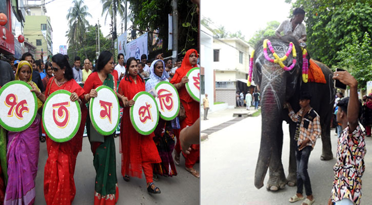 বর্ণিল আয়োজনে সারা দেশে আ.লীগের প্লাটিনাম জয়ন্তী উদযাপন