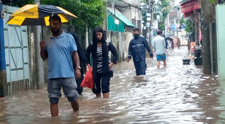 চাঁদপুরে ২৪ ঘণ্টায় ১০৭ মিলিমিটার বৃষ্টিপাত রেকর্ড