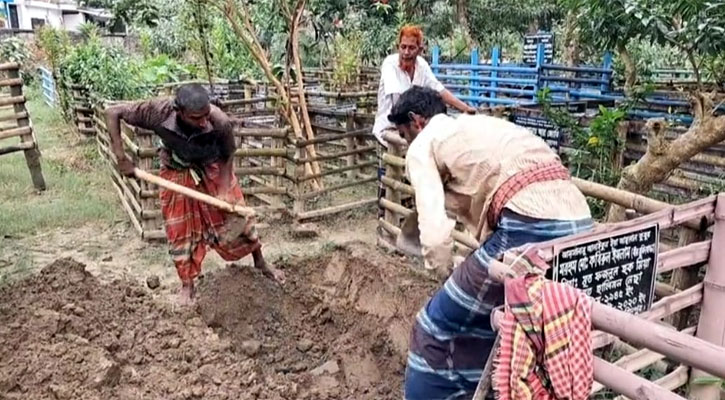 ফরিদপুরে ছাত্র আন্দোলনে নিহত শামসুর মরদেহ কবর থেকে উত্তোলন