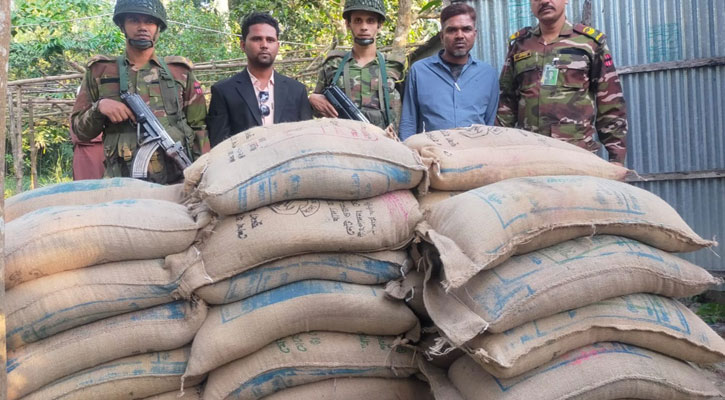 বেলকুচিতে ১০ টন চাল জব্দ, ডিলারসহ আটক ৫