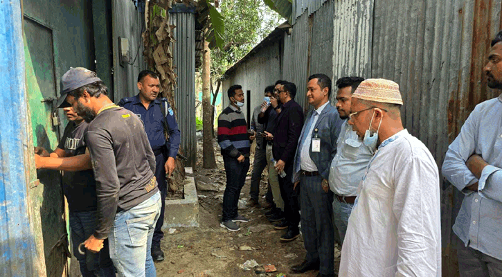 তিতাসের অবৈধ গ্যাস সংযোগ উচ্ছেদে অভিযান