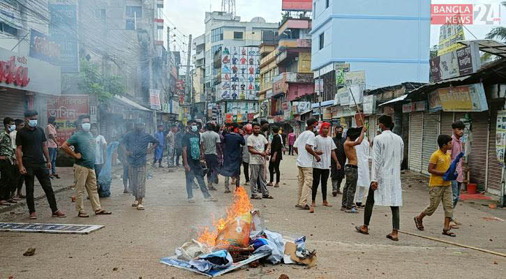 হবিগঞ্জে আন্দোলনে হামলার ঘটনায় মামলা, আসামি ১৫০ 