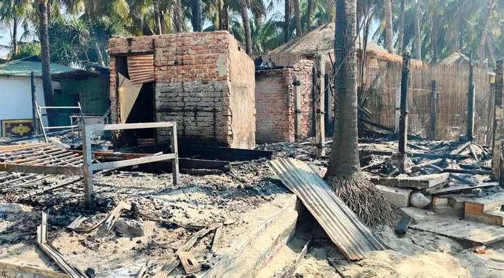 সেন্টমার্টিনে ৩ রিসোর্ট পুড়ে ৫ কোটি টাকার ক্ষতি